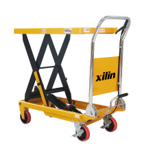 Xilin small lift table 300kg 660lbs portable hydraulic lift table